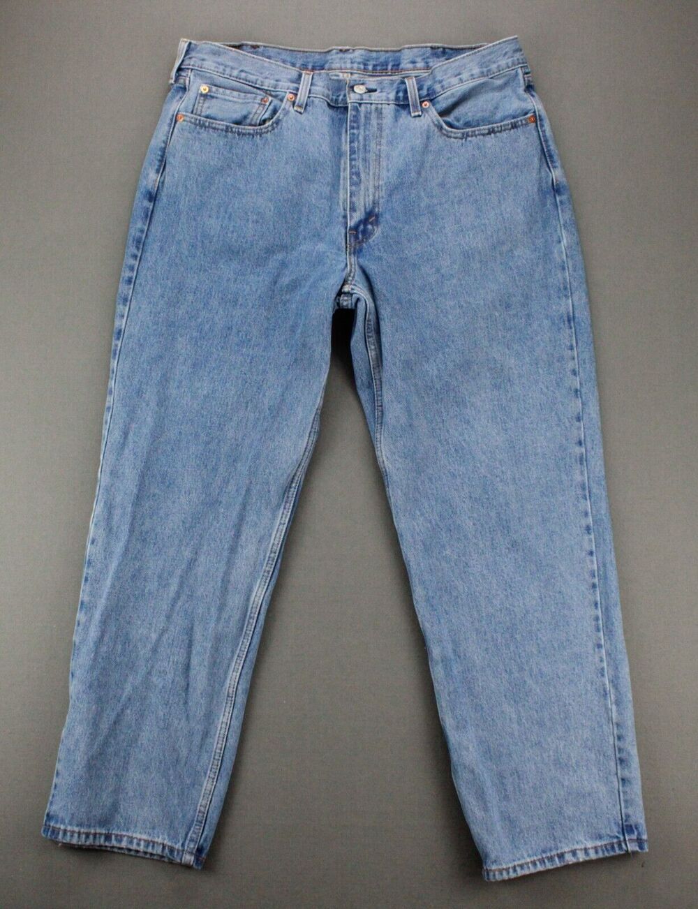 Levis 550 Relaxed Fit Taper Leg Jeans Mens 38x30 Blue Denim